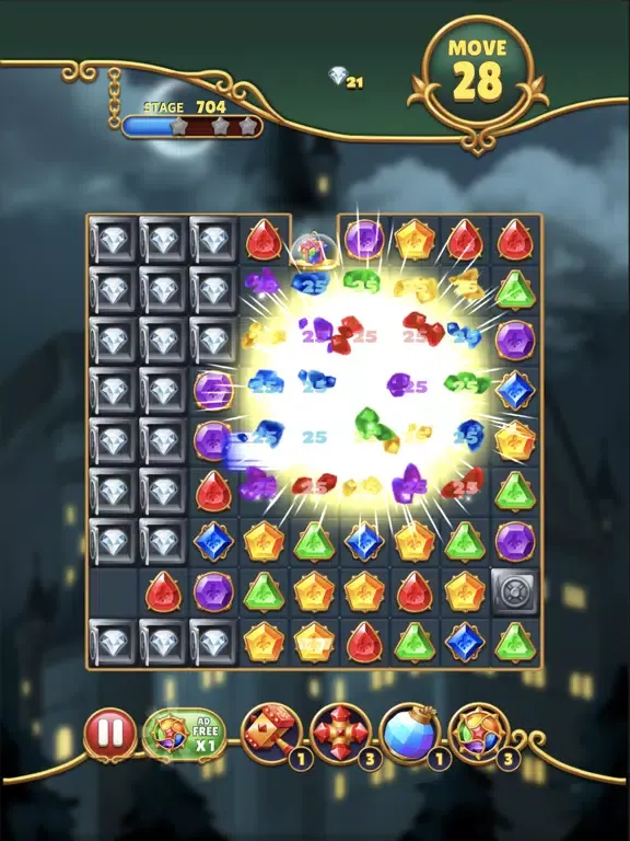 Jewels Mystery iPad  Screenshots