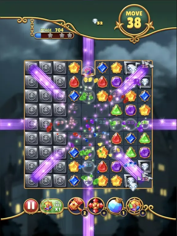 Jewels Mystery iPad  Screenshots