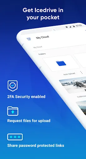 Icedrive #Secure Cloud Storage Screenshots