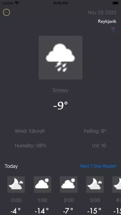 Capturas de pantalla de Iceland Weather Humidity