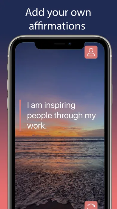 Capturas de tela do Sunny-Unique Daily Affirmation