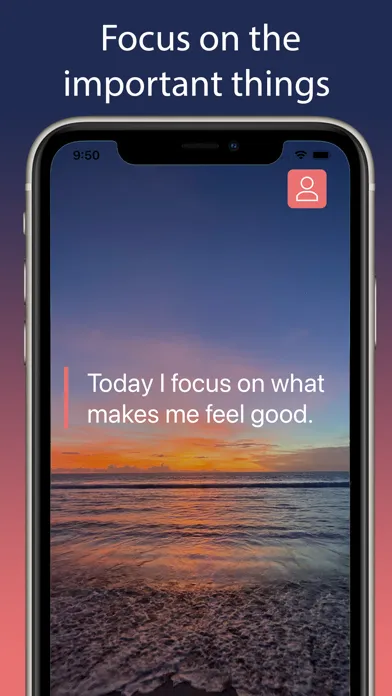 Capturas de tela do Sunny-Unique Daily Affirmation
