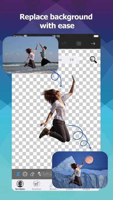 Photo Cut Out Editor Screenshots