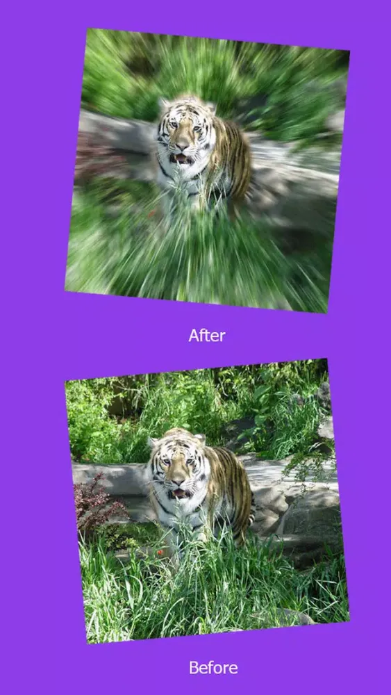Tangkapan skrin Photo Focus Effects Pro - Blur Image Background