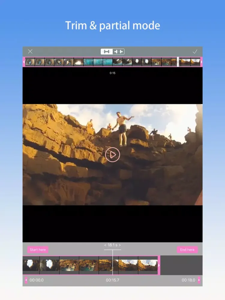 Video Reverse Pro - Rewind, backward movie editor for vine & instagram iPad  Screenshots