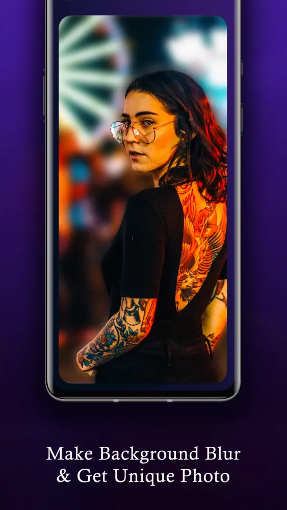 Screenshot di Neon Wings Light Photo Editor