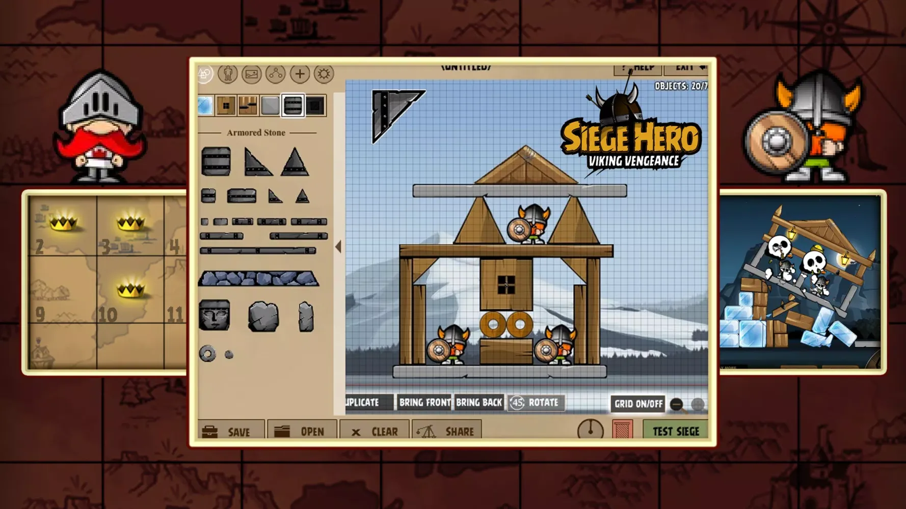 Siege Hero: Viking Vengeance Ekran Görüntüleri