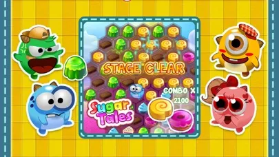 Sugar Tales: Collapse Game سکرین شاٹس