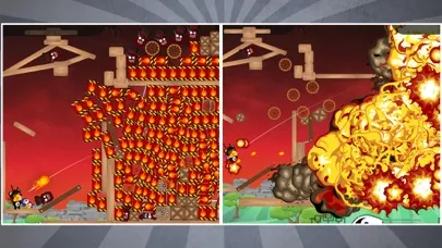 Tangkapan layar Ninja Bear: Slingshot Shooter