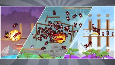 Tangkapan layar Ninja Bear: Slingshot Shooter