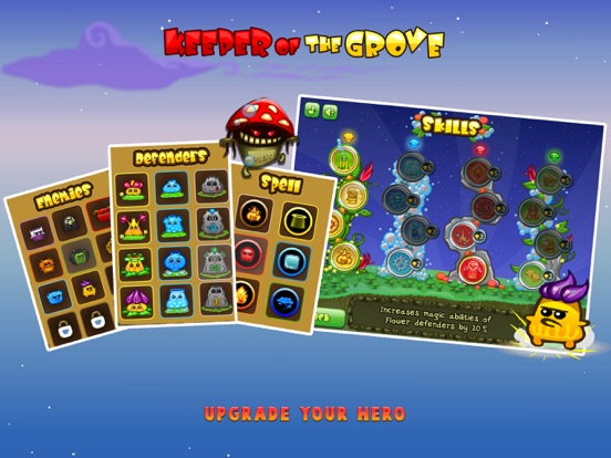 Keeper of the Grove: Strategy iPad  스크린샷