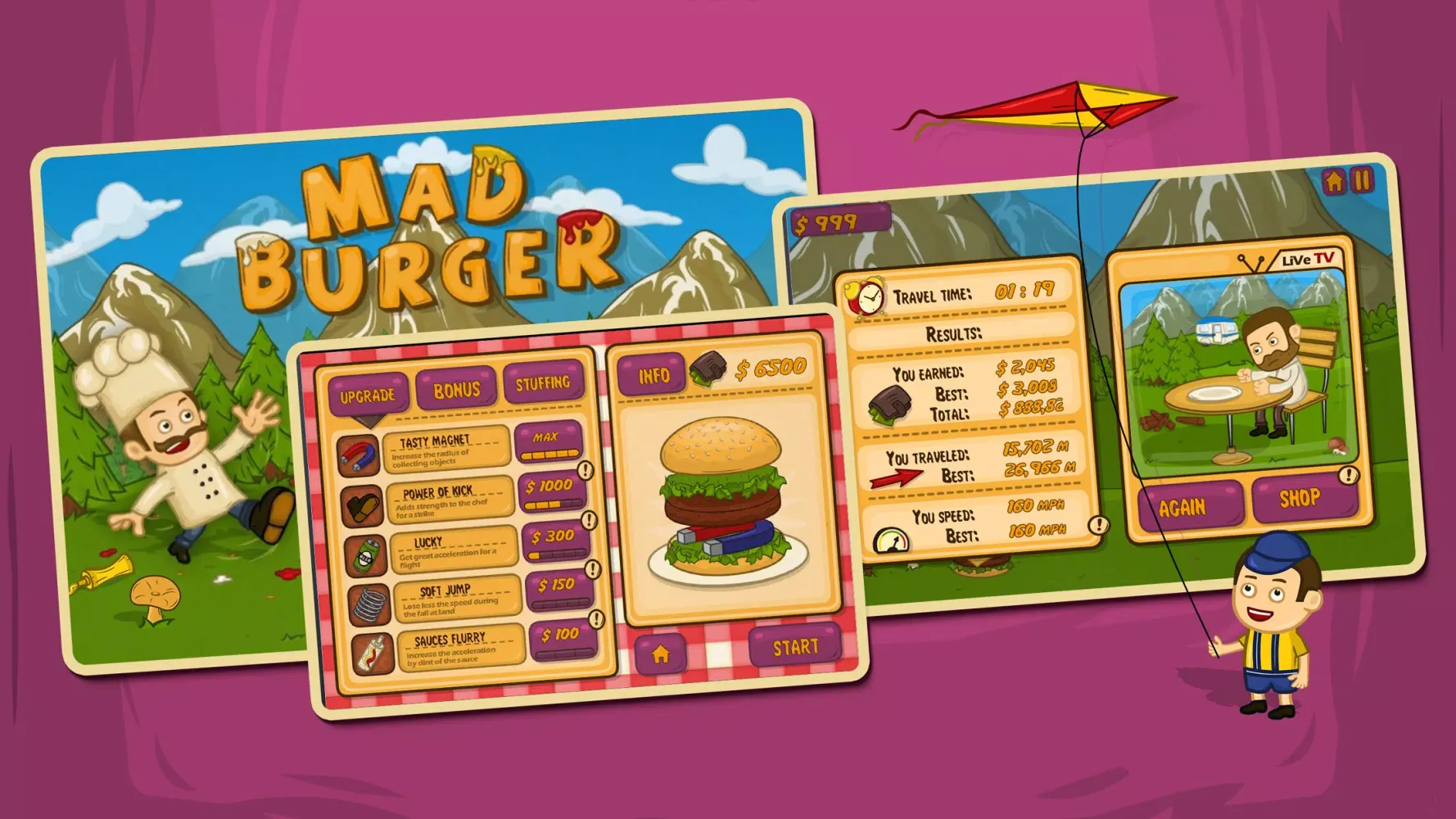 Mad Burger: Avoiding Game Screenshots