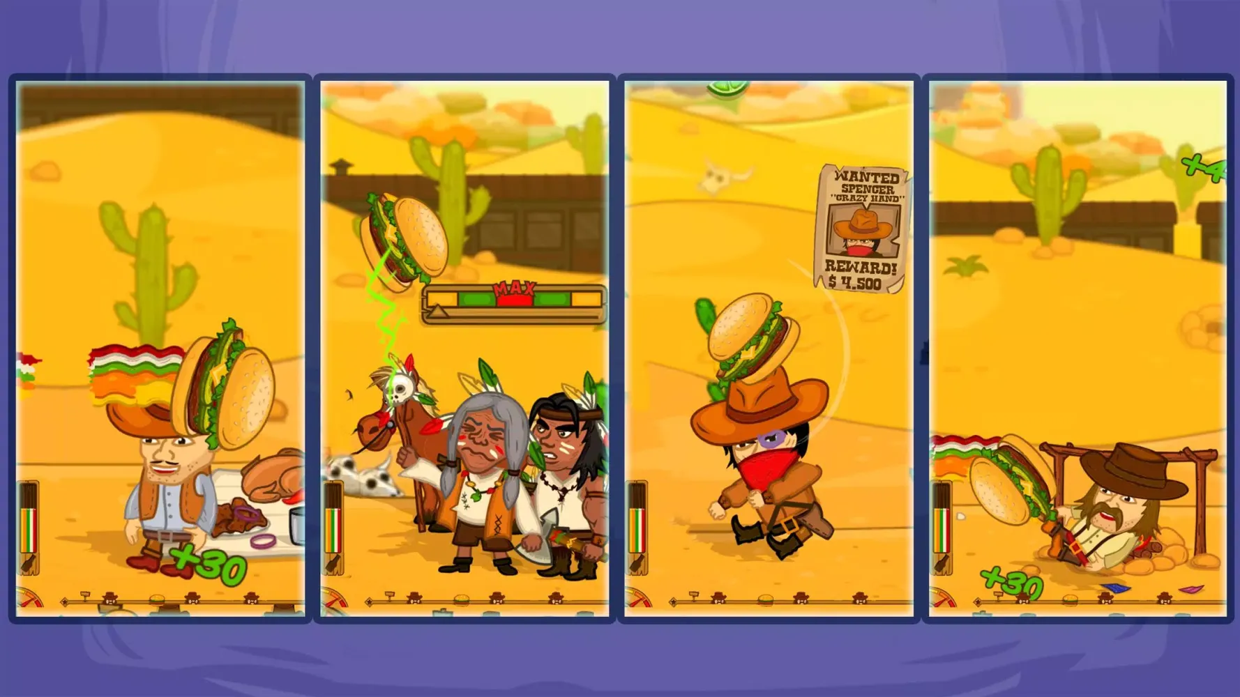 Tangkapan layar Mad Burger 3: Wild West