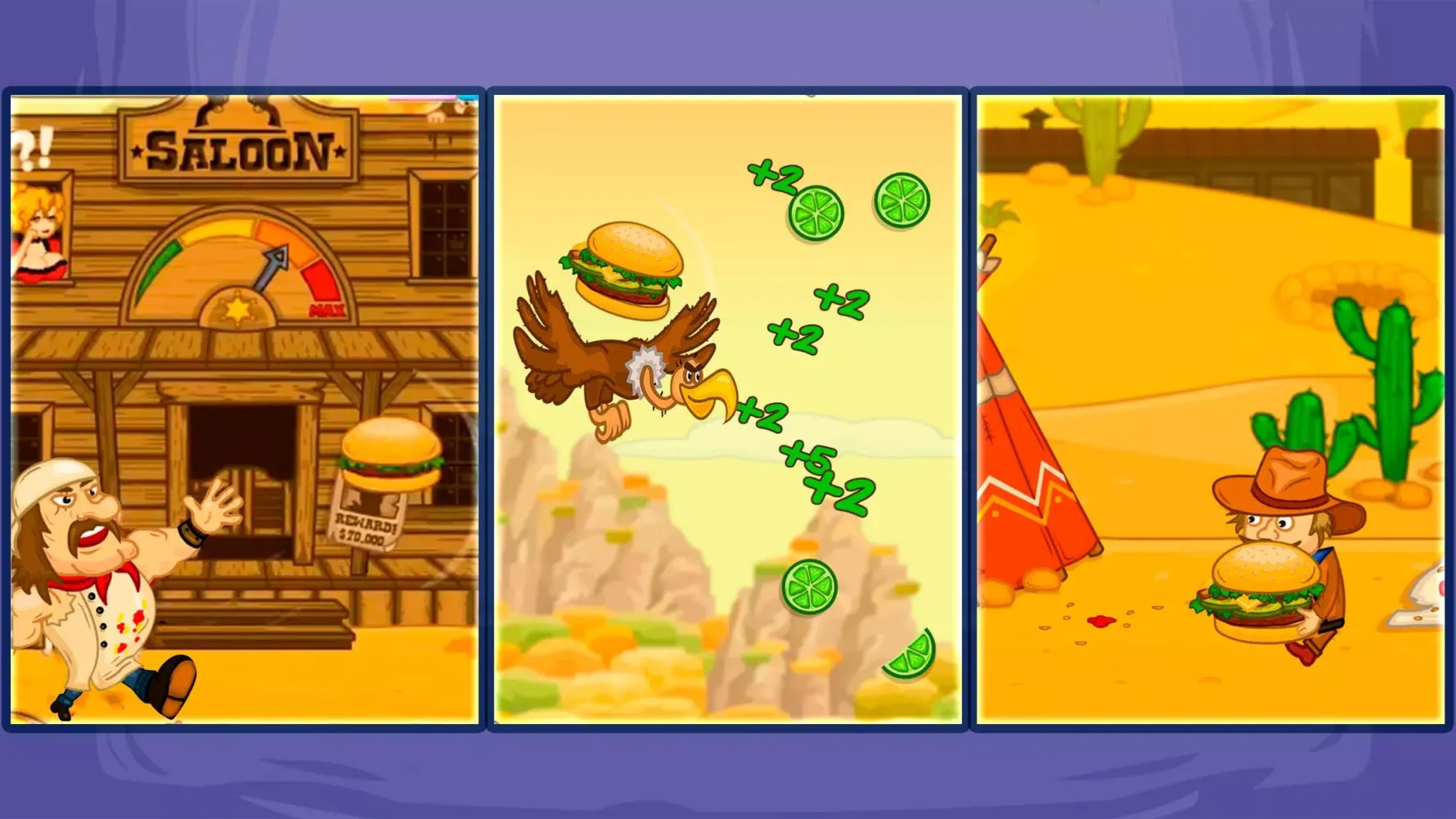 Tangkapan layar Mad Burger 3: Wild West