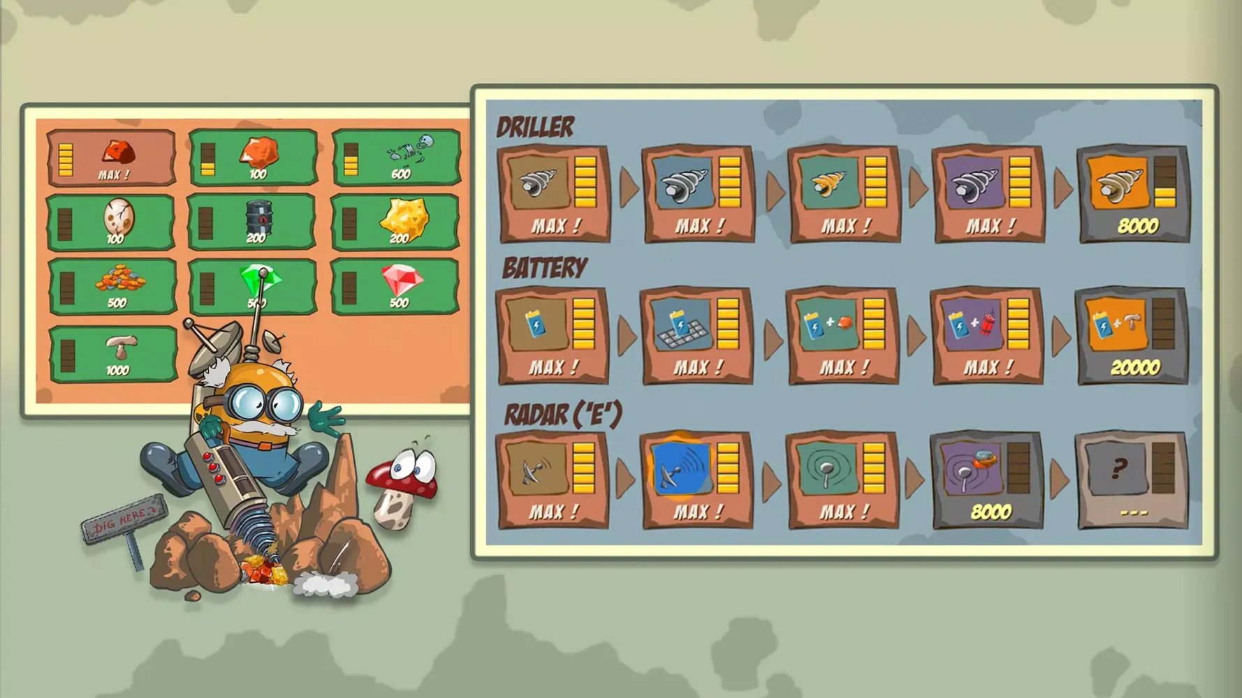 Diggy Screenshots