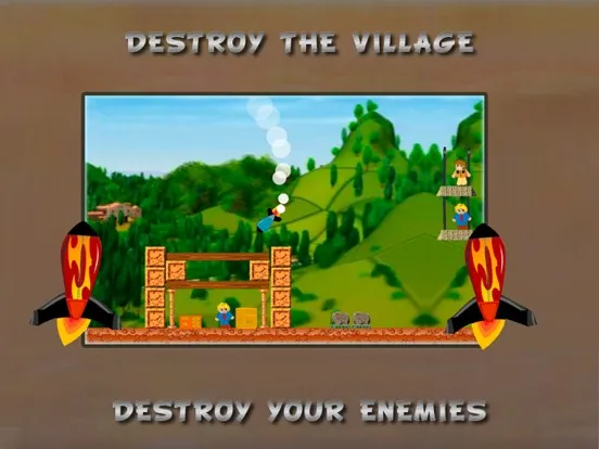 ภาพหน้าจอของ Destroy the Village: Arcade iPad 