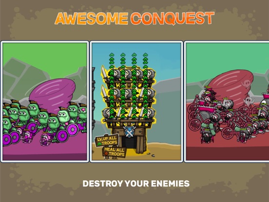 Awesome Conquest: Mass Battler iPad 應用截圖