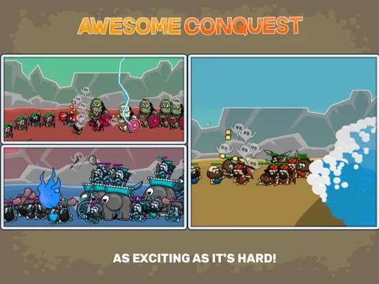 Awesome Conquest: Mass Battler iPad  スクリーンショット