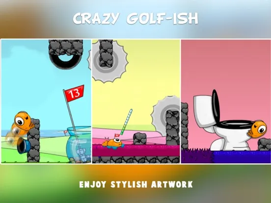 Скриншоты Crazy Golf-Ish: Physics Puzzle iPad 