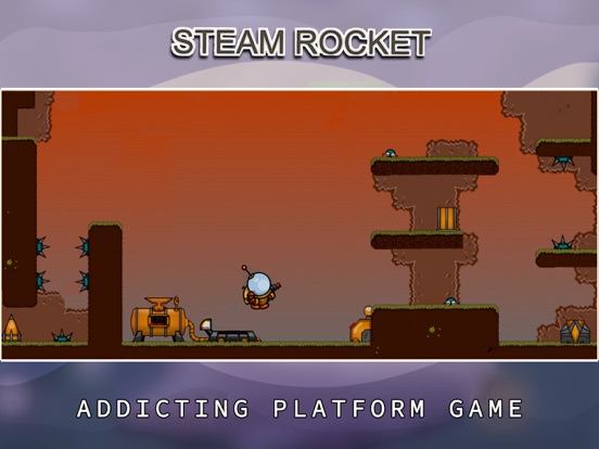 Steam Rocket: Platformer Game iPad 应用截图