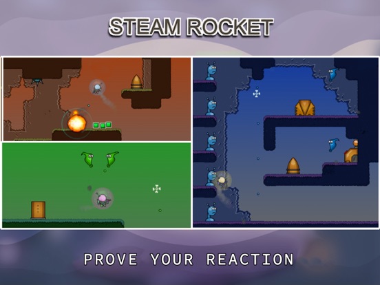 Steam Rocket: Platformer Game iPad 应用截图