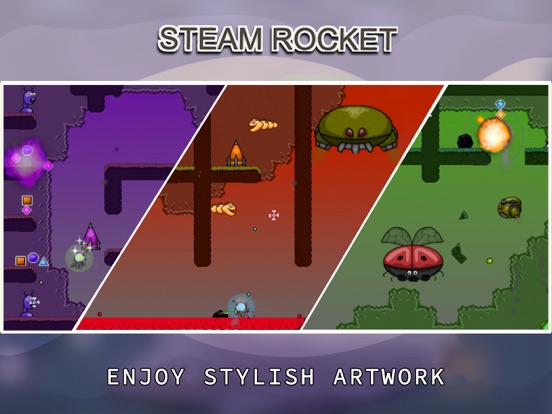 Steam Rocket: Platformer Game iPad 应用截图