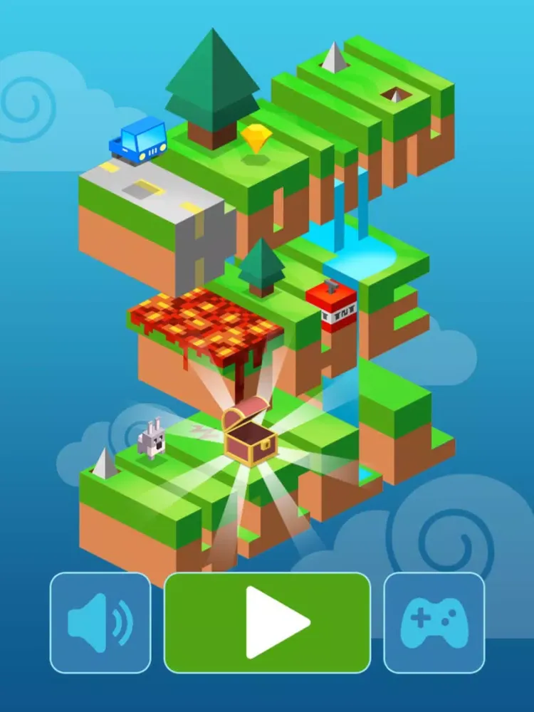 Down the Valley: warrior jump down game! iPad Screenshots