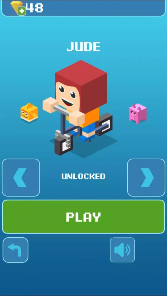 Down the Valley: warrior jump down game! Screenshots