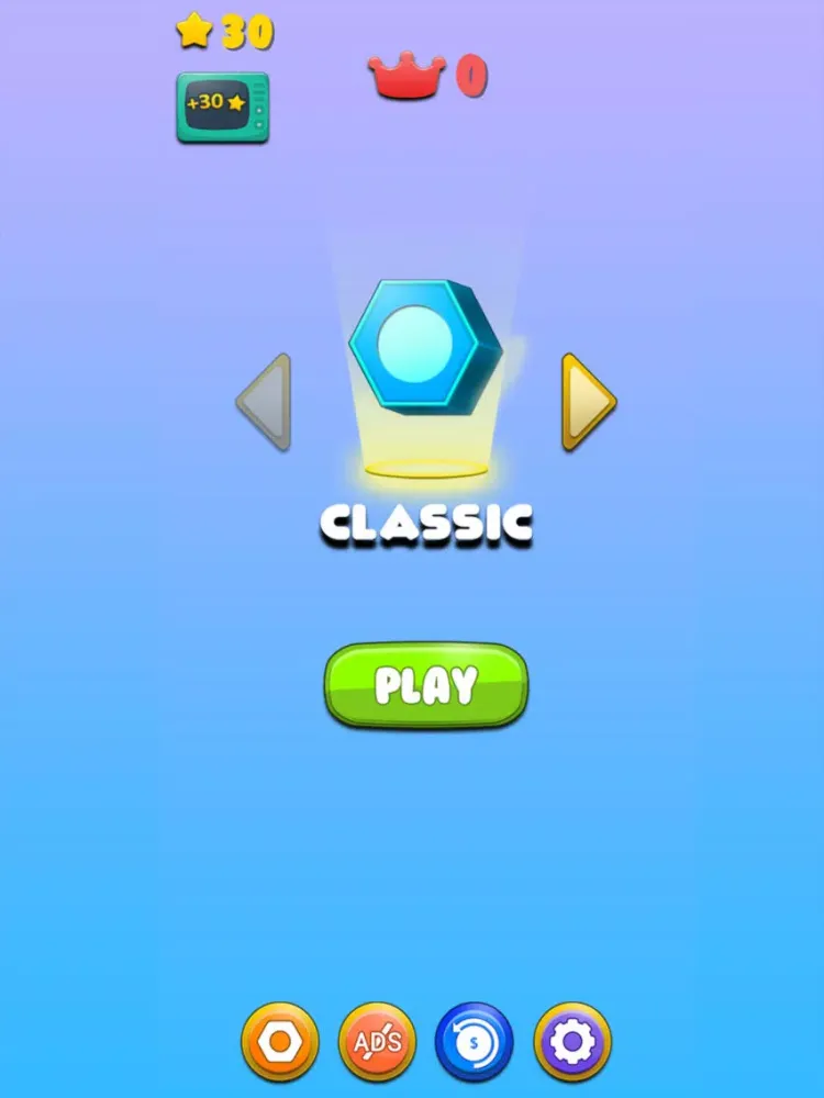 Capturas de tela do Hexagon Block Drop iPad 