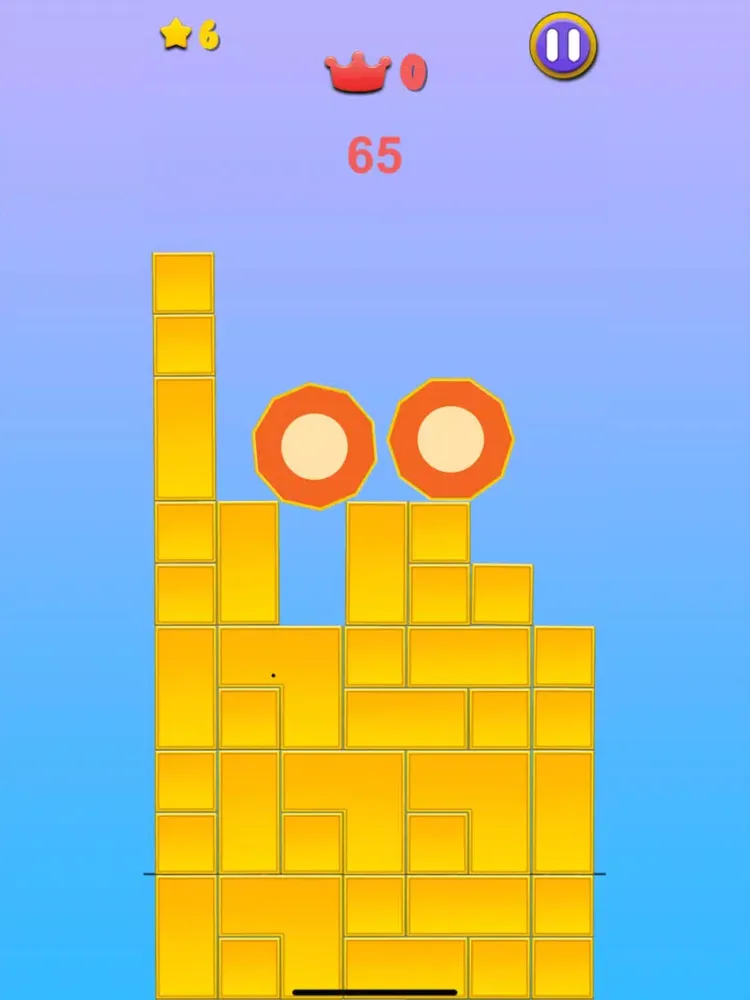 Capturas de tela do Hexagon Block Drop iPad 