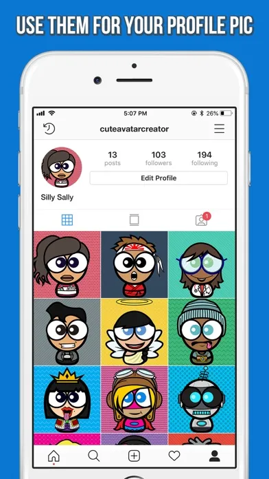 Tangkapan skrin Cute Avatar Creator