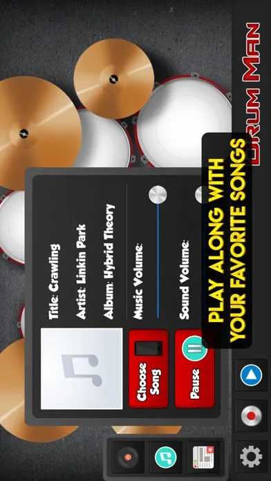 Tangkapan skrin Drum Man - Play Drums, Tap Beats & Make Cool Music
