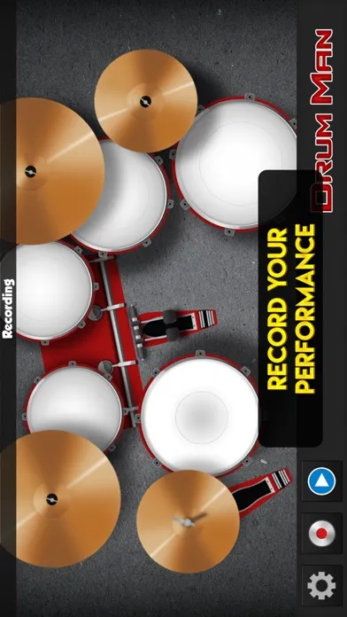 Tangkapan skrin Drum Man - Play Drums, Tap Beats & Make Cool Music