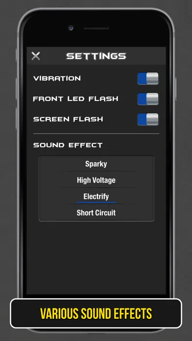 تصاویر Stun Gun Shock Prank App