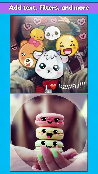 Kawaii Photo Booth - Cute Sticker & Picture Editor應用截圖