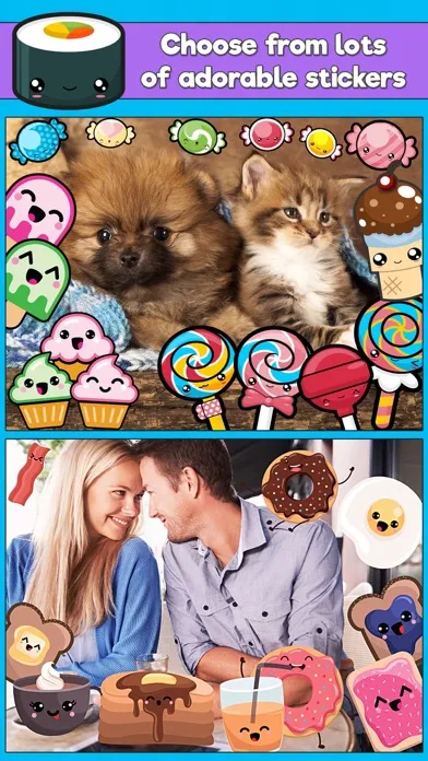 Kawaii Photo Booth - Cute Sticker & Picture Editor應用截圖