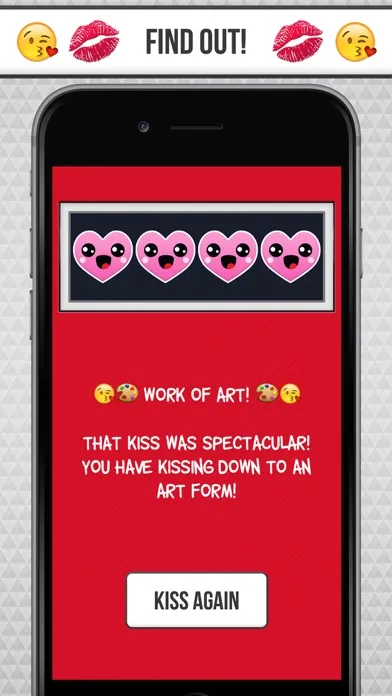 Capturas de pantalla de Kiss Analyzer - A Fun Kissing Test Game