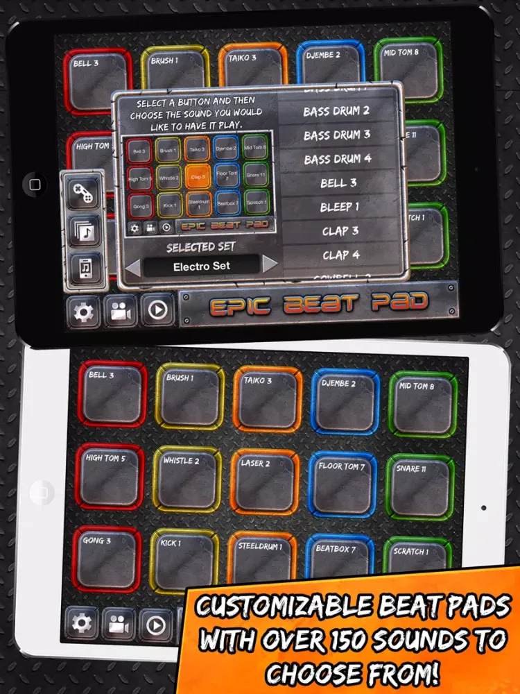 Capturas de pantalla de Epic Beat Pad - Awesome Sound Program Machine and Music Maker App (FREE) iPad 