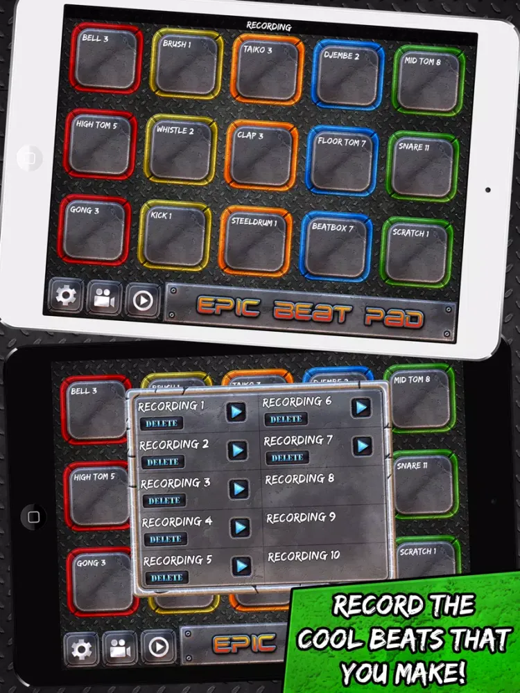 Capturas de pantalla de Epic Beat Pad - Awesome Sound Program Machine and Music Maker App (FREE) iPad 