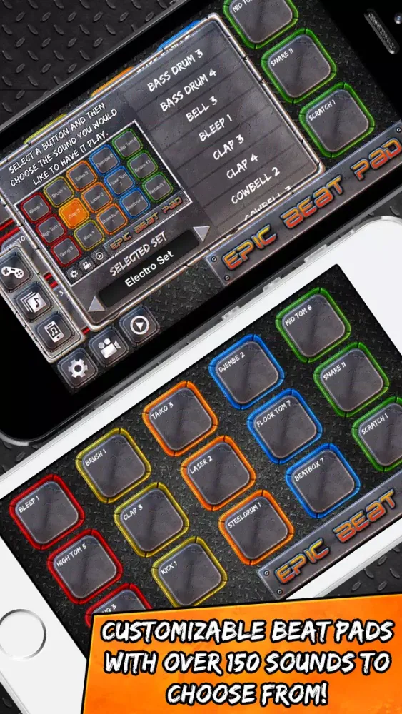 Capturas de pantalla de Epic Beat Pad - Awesome Sound Program Machine and Music Maker App (FREE)