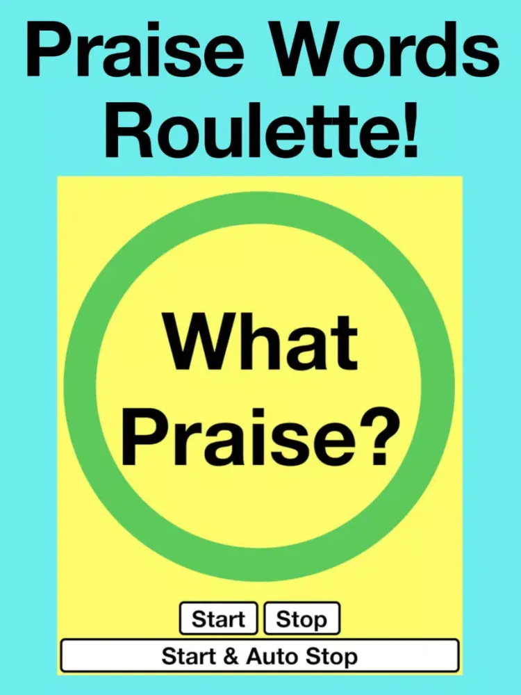 Zrzuty ekranu Roulette of Words - Praise iPad 