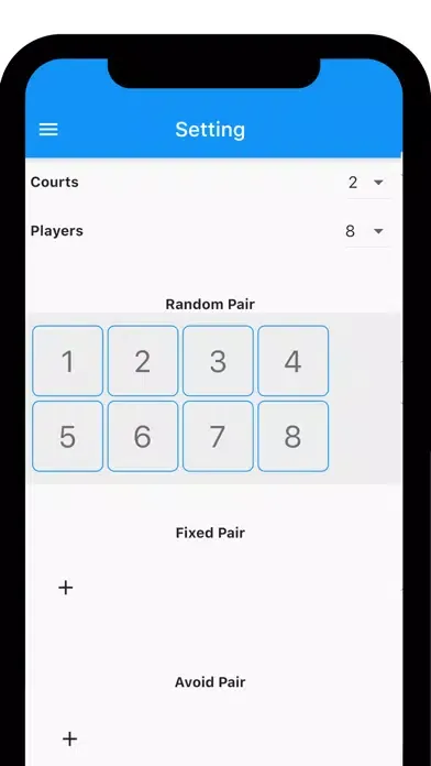 Round Robin Tennis Combinator スクリーンショット