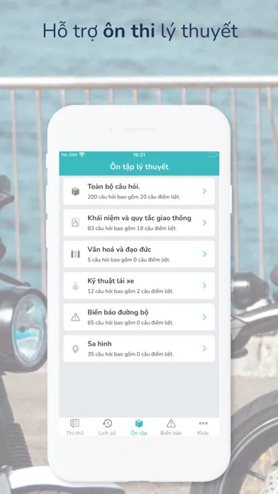 Bằng lái xe máy A1 Ekran Görüntüleri