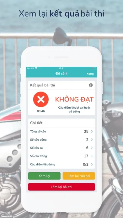 Bằng lái xe máy A1 Ekran Görüntüleri