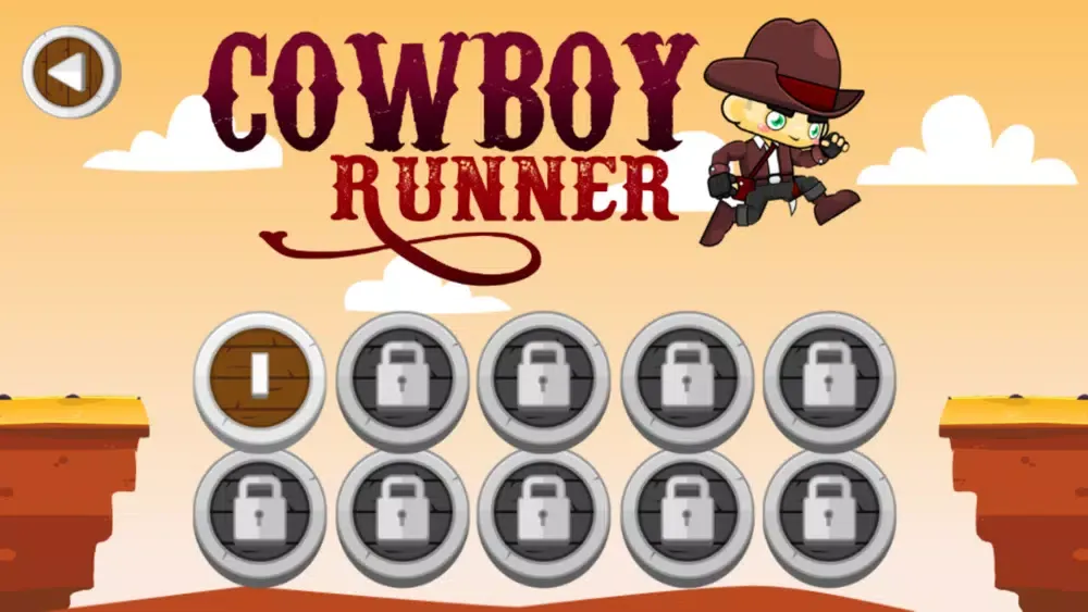 Tangkapan skrin Cowboy Run Game Adventure