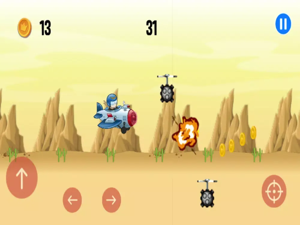 Tangkapan skrin Airplane Pilot : Alien Fighter Game iPad 