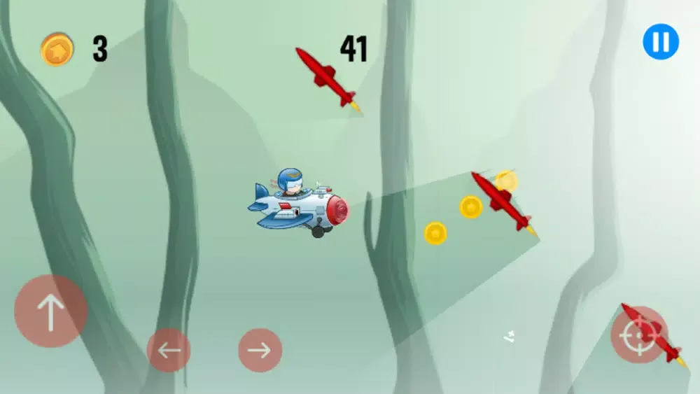 Tangkapan skrin Airplane Pilot : Alien Fighter Game