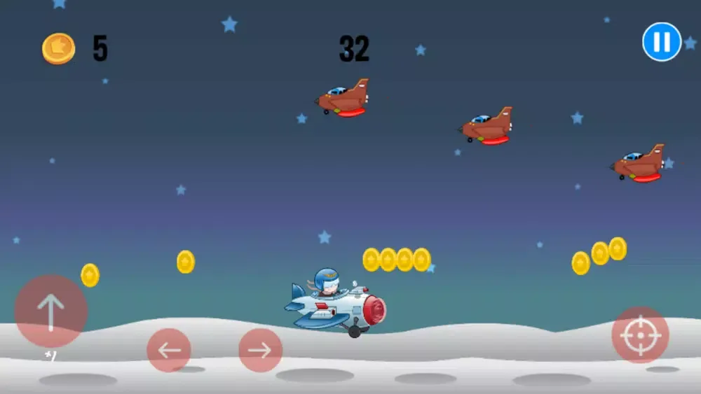 Tangkapan skrin Airplane Pilot : Alien Fighter Game