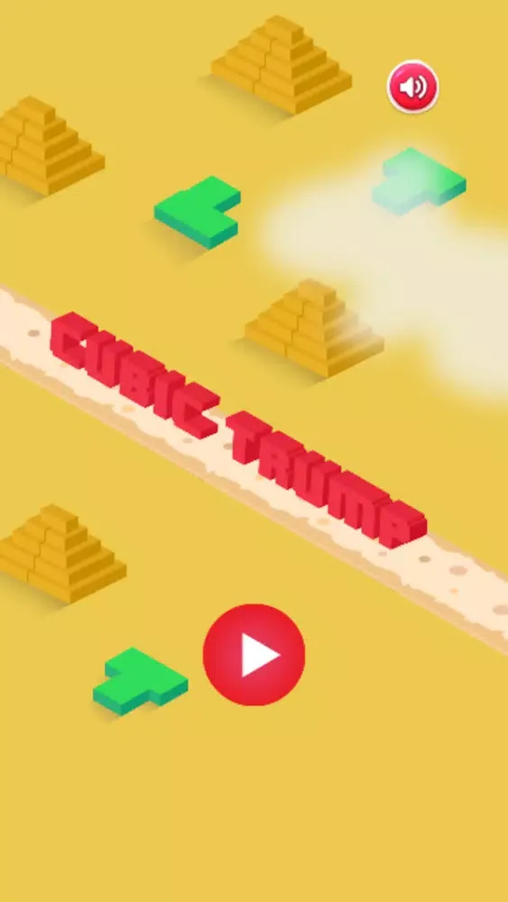 Captures d'écran de Cubic Trump : Build The Wall And Collect Tacos