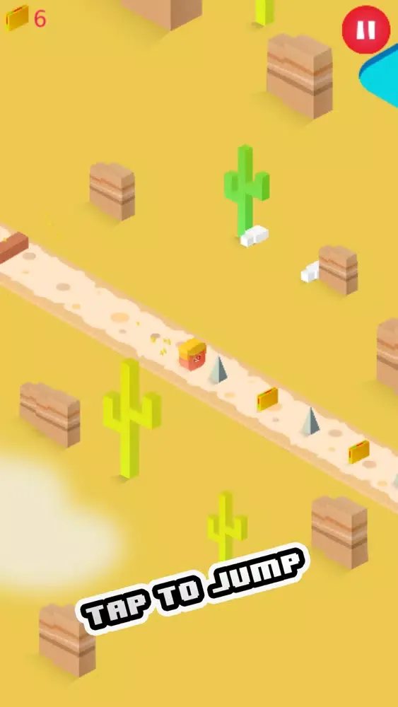 Captures d'écran de Cubic Trump : Build The Wall And Collect Tacos